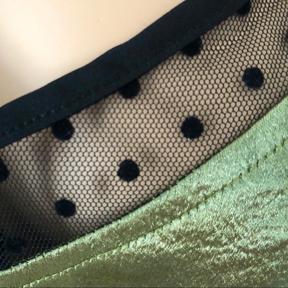 Guess Olive Green Satiny V-Neck Camisole Top - Picture 5 of 14